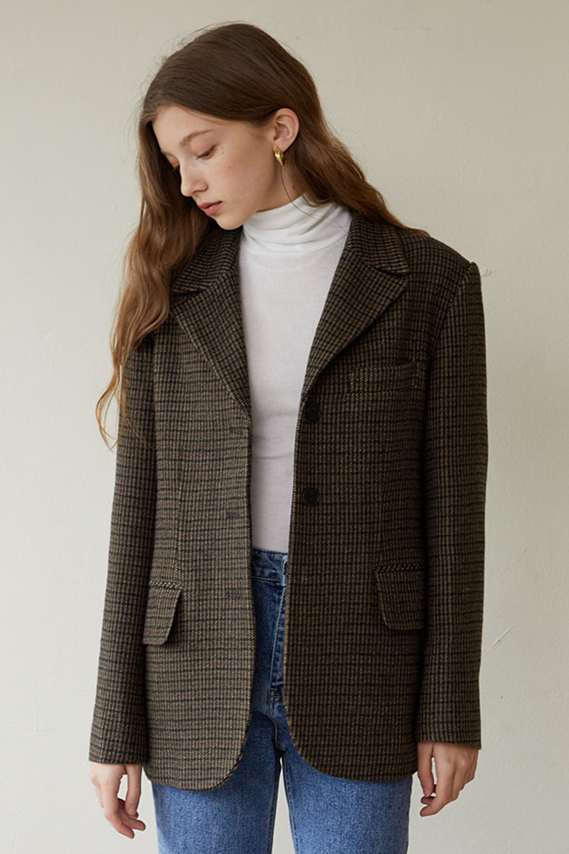 classic tailroed wool jacket KK